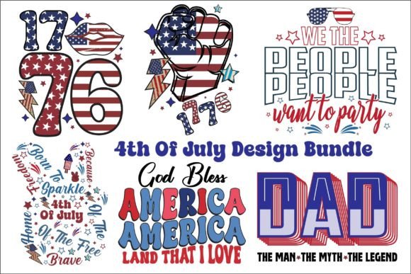 4th of July Sublimation Design Bundle: Your Creative Toolkit