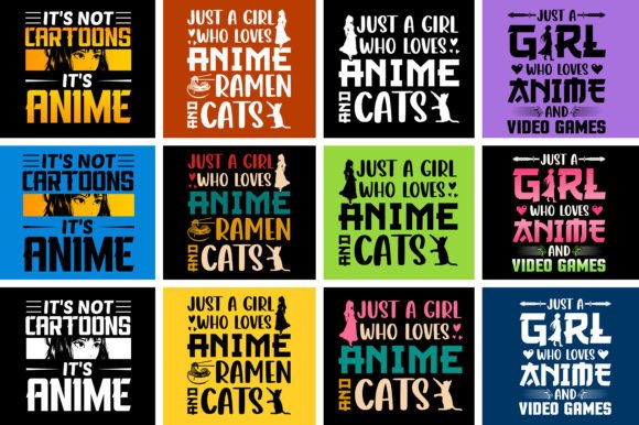 Anime T-Shirt Design Bundle: Elevate Your Apparel Line