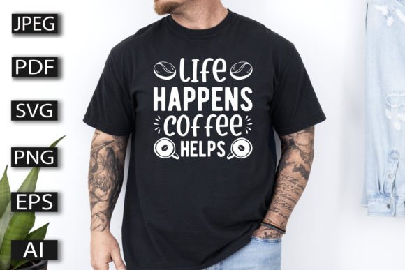 Coffee T-Shirt Design: Typography and Caffeine in Visual Branding