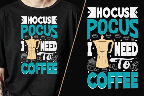 Coffee to Focus Trendy T-Shirt Design: A Creative Asset