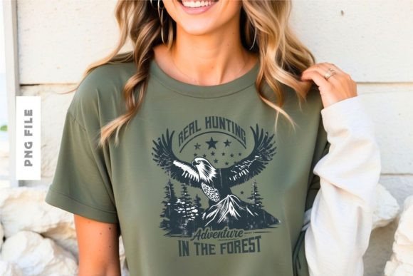 Elevate Your Brand with Real Hunting T-shirt Design