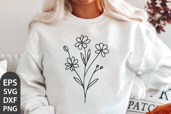 Elevate Your Projects with Free Wildflower SVG Design