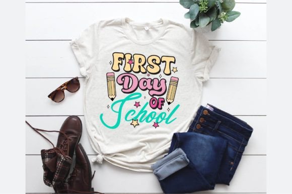 First Day of School PNG T-Shirt Design for Modern Creators