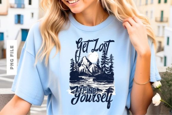 Get Lost T-shirt Design: A Premium Creative Asset
