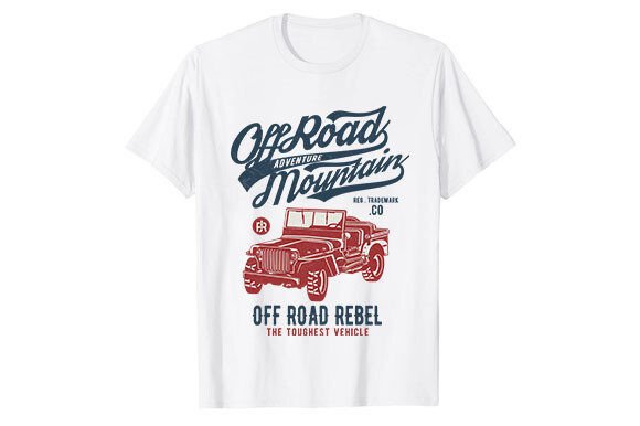 Off Road Adventure T-shirt Design: Professional Creative Assets