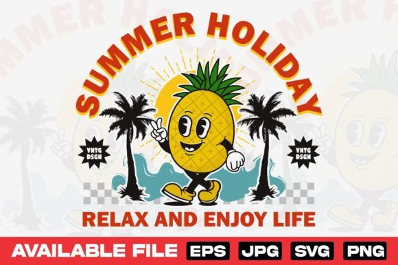 Pineapple Mascot Character: Your Next Summer Design Staple