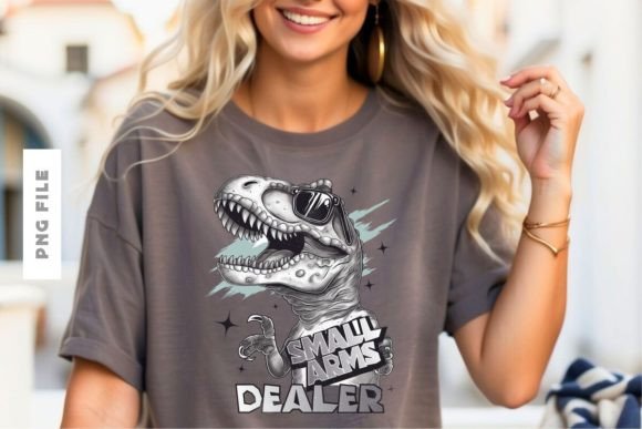 Small Arms Dealer T-shirt Design: A Professional Creative Asset
