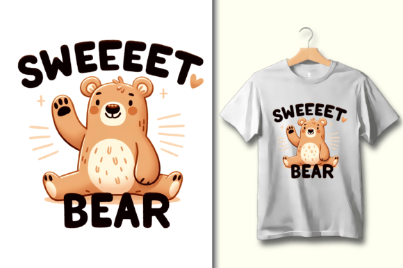 Sweet Bear Sublimation Design PNG Art: A Versatile Asset