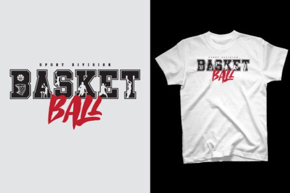 T-Shirt Design: Basketball & Creative Illustrations